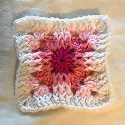 Cherry Blossoms Granny Square