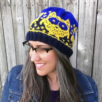 Owl Night Long Beanie