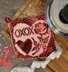 Valentine Kisses Potholder