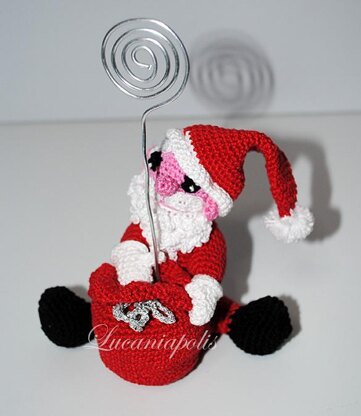 Amigurumi Santa Claus with bag pattern