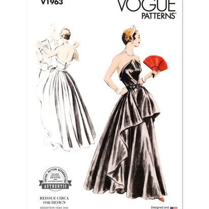Vogue Sewing Misses’ Evening Dress V1963 - Sewing Pattern