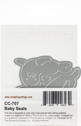 CottageCutz Dies - Baby Seals, 1.1" To 2.6"