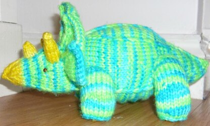 Knitted Triceratops