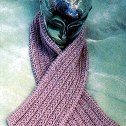 Man Neckscarf - - Knit ePattern