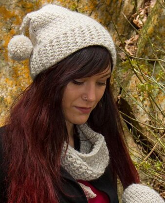 Twist hat (for knitting left-handed)