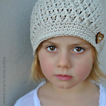 Chunky Textured Beanie Crochet Pattern No.108