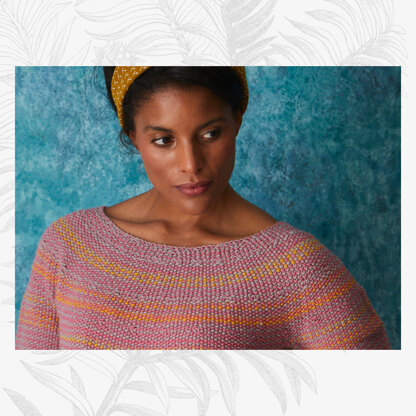 Sunrise Pullover - Sweater Knitting Pattern For Women in Willow & Lark Ramble and Poetry by Willow & Lark