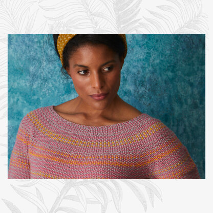 Sunrise Pullover - Sweater Knitting Pattern For Women in Willow & Lark Ramble