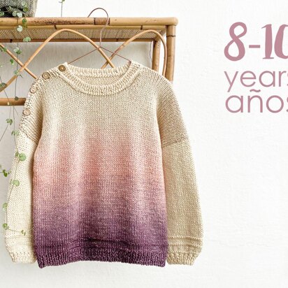 8-10 years- PURE knitted sweater