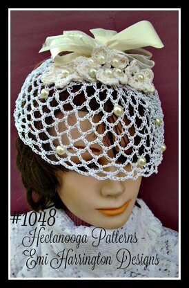 1048- BIRDCAGE Bridal veil