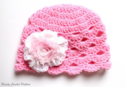 Girls Hat with Flower