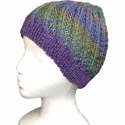 Spiral Cable Hat - knitting pattern