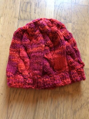Cable Slouch Beanie