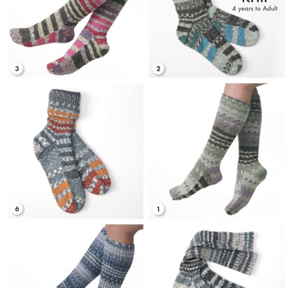 Socks in King Cole Drifter DK - 4415 - Downloadable PDF