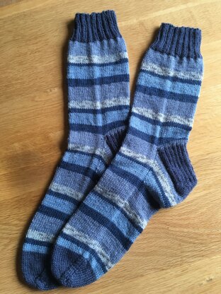 Blue socks