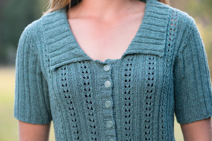 Double Eyelet Cardigan #4