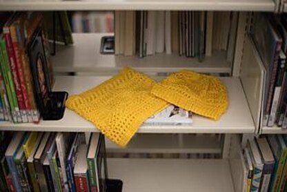 Knitting at the Library Hat