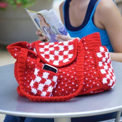 Everyday Tote in Red Heart Super Saver Economy Solids - WR1935
