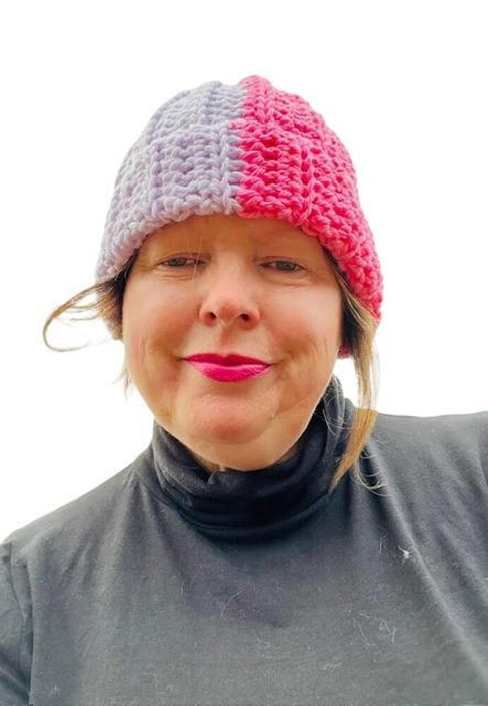 Two Tone Crochet Beanie Crochet pattern by Joanne Johncey LoveCrafts