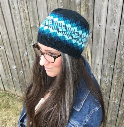 Waves of Plaid Beanie