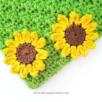 Small Sunflower Applique