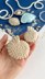 Seashell crochet pattern Amigurumi shell keychain and bag charm