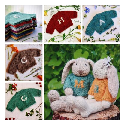 Alphabet Sweater for toy