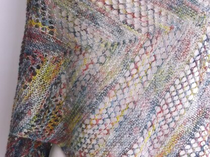 One skein kite shawl