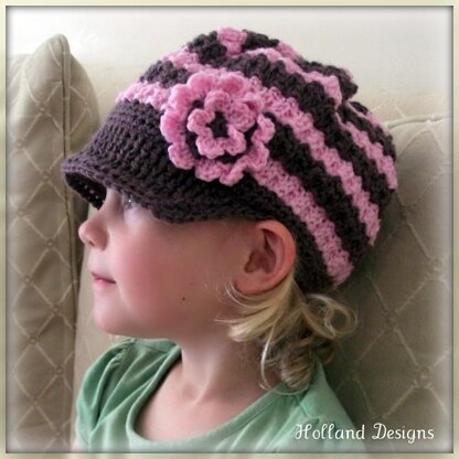 Flower Petal Newsy Hat