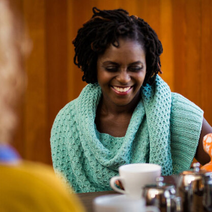 Glykos Scarf in The Fibre Co. Luma - Downloadable PDF