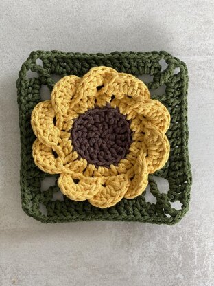 Sunflower Granny Square