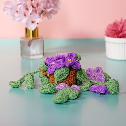 Lilac Basket Car Hanging