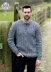 Sweater & Slipover in King Cole Fashion Aran Combo - 4628 - Leaflet