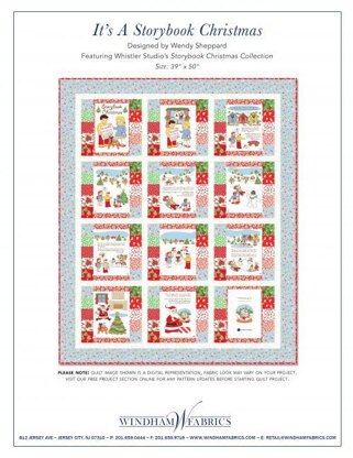 Windham Fabrics It's a Storybook Christmas - Downloadable PDF