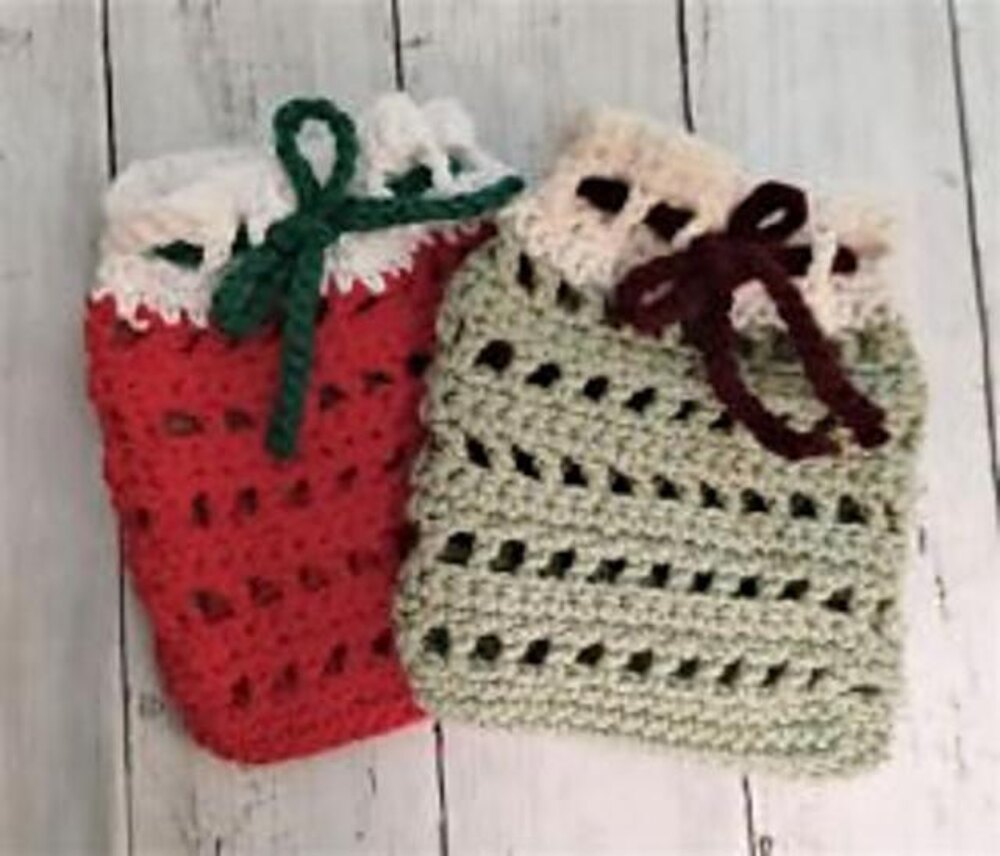 Crochet gift bag online