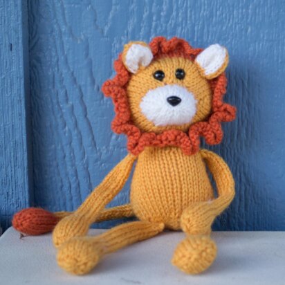 Courage the Lion - knitting pattern