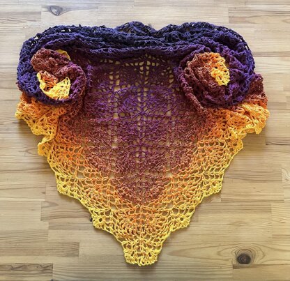 Vintage Pineapple Shawl
