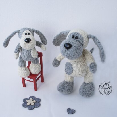 Two dogs - knitting pattern