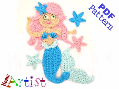 Crochet Pattern - Instant PDF Download - Mermaid 3