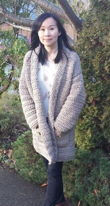 Cute 'n Comfy Crochet Winter Coat