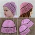 Knitting Pattern ladies & childs beanie hat UK & USA Terms #418