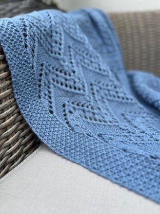 Chevron Cuddle Baby Blanket