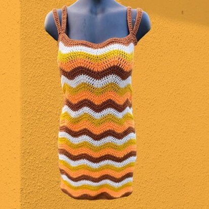 Ripple Crochet Dress