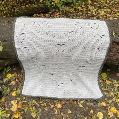 Heart of Hearts Baby Blanket