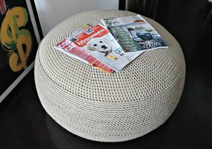 DIY Tutorial XXXL Large Crochet Pouf