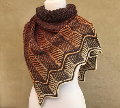 Stratum shawl