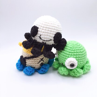 Halloween Octopuses Amigurumi Crochet Pattern