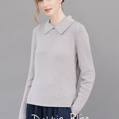 Bibi Sweater - Knitting Pattern For Women in Debbie Bliss Piper