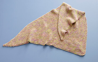 Spring Color Shawl in Lion Brand Nature's Choice Organic Cotton- L0554