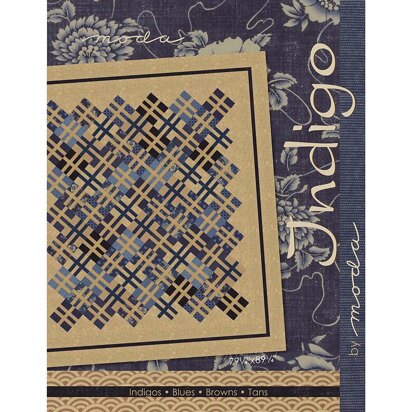 Moda Fabrics Indigo Quilt - Downloadable PDF